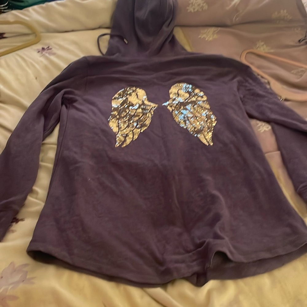 Victoria Secret sequined hoodie